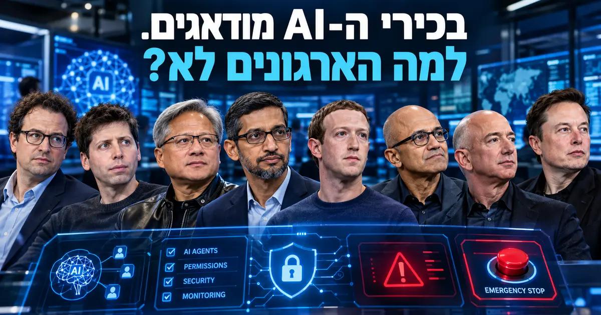 מנהל בארגון: בכירי ה-AI מוטרדים מהבינה המלאכותית, למה אתה לא?!