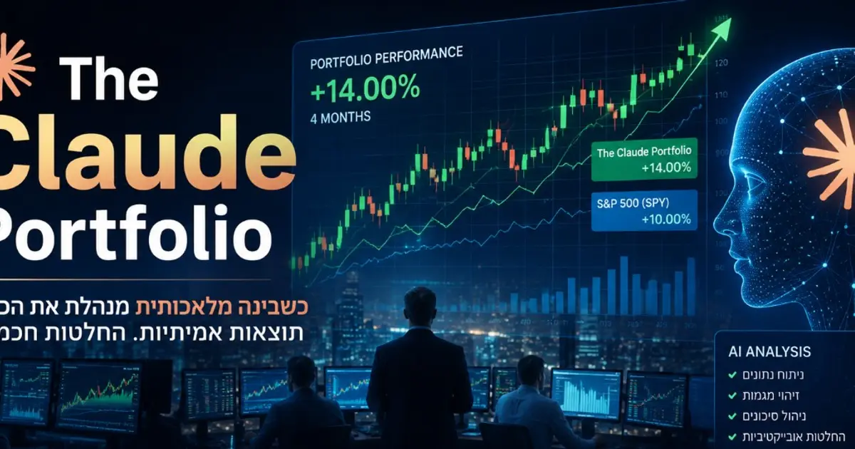 האם מודל AI יכול לנצח את הבורסה? התוצאות המפתיעות של תיק ההשקעות של קלוד