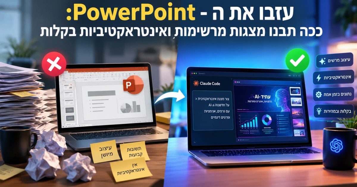 עזבו את ה-PowerPoint: ככה תבנו מצגות מרשימות ואינטראקטיביות בקלות